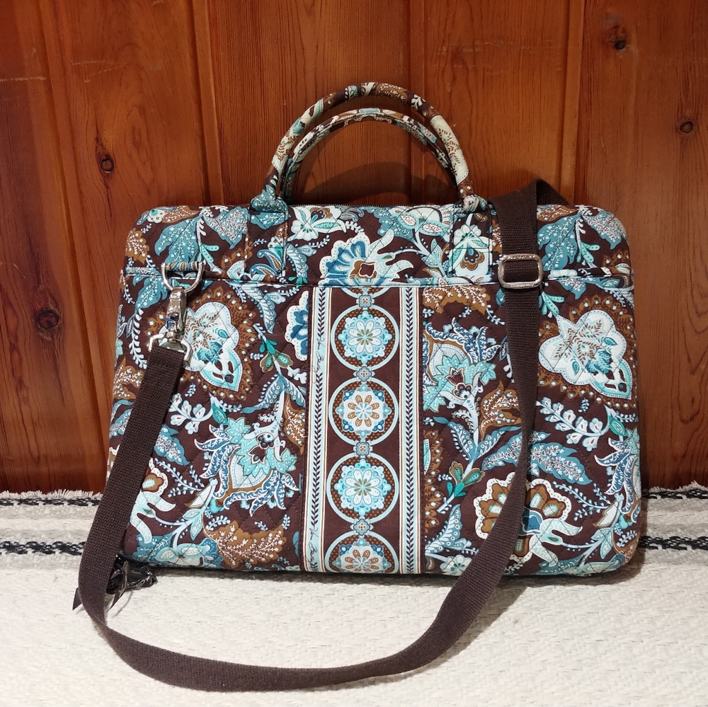 Vera Bradly Java Blue Hard Laptop Case 17"